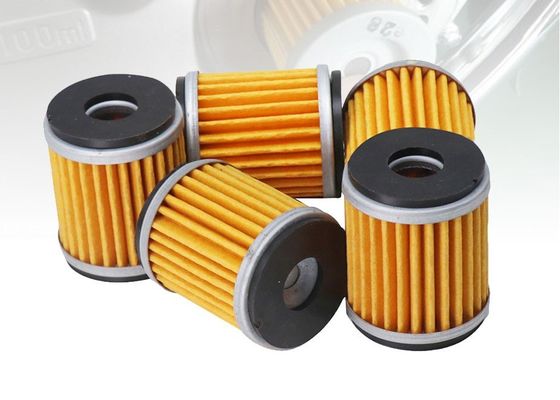 خرید Torch High Quality and Efficience Motorcycle engine fuel system Oil Filter Element Yellow filter paper fit for HF141/200 تولید آنلاین